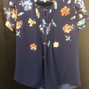 Daniel Rainn Tulip Sleeve Blouse